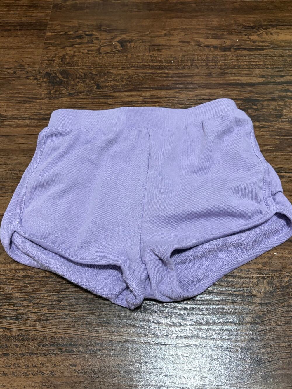 Hanna Andersson Girls Size 5 Purple Shorts Elastic Waist Comfy Casual Summer